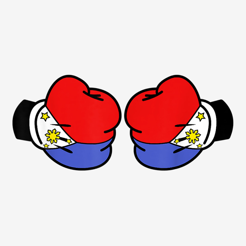 Custom Filipino Cool Cartoon Boxing Glove T Shirt Filipino Flag Iphone