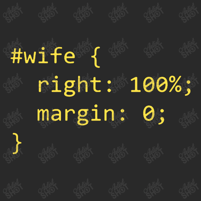 Funny Programming Wife Right Margin Printed hat by nashruna | Artistshot