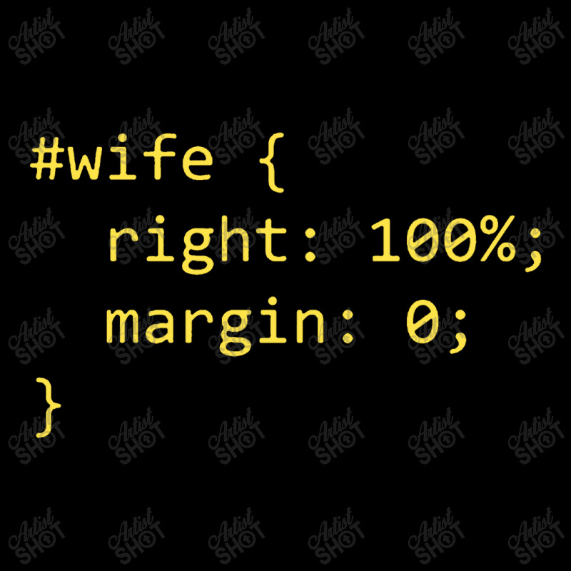 Funny Programming Wife Right Margin Pocket T-Shirt by nashruna | Artistshot