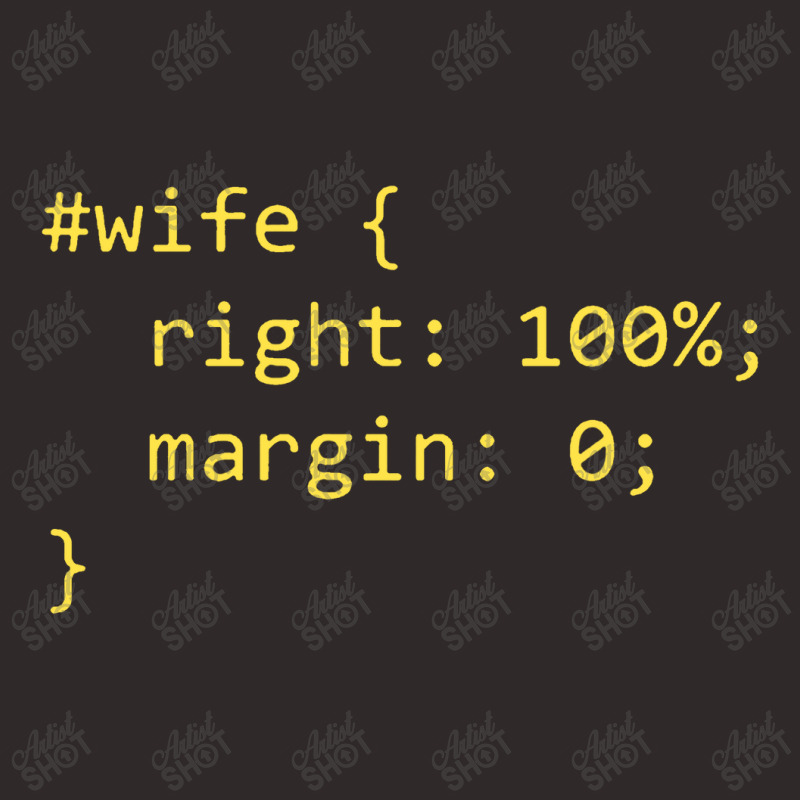 Funny Programming Wife Right Margin Racerback Tank by nashruna | Artistshot