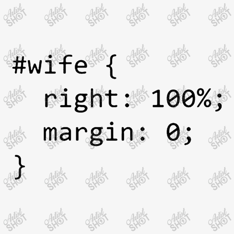 Funny Programming Wife Right Margin Ladies Fitted T-Shirt by nashruna | Artistshot