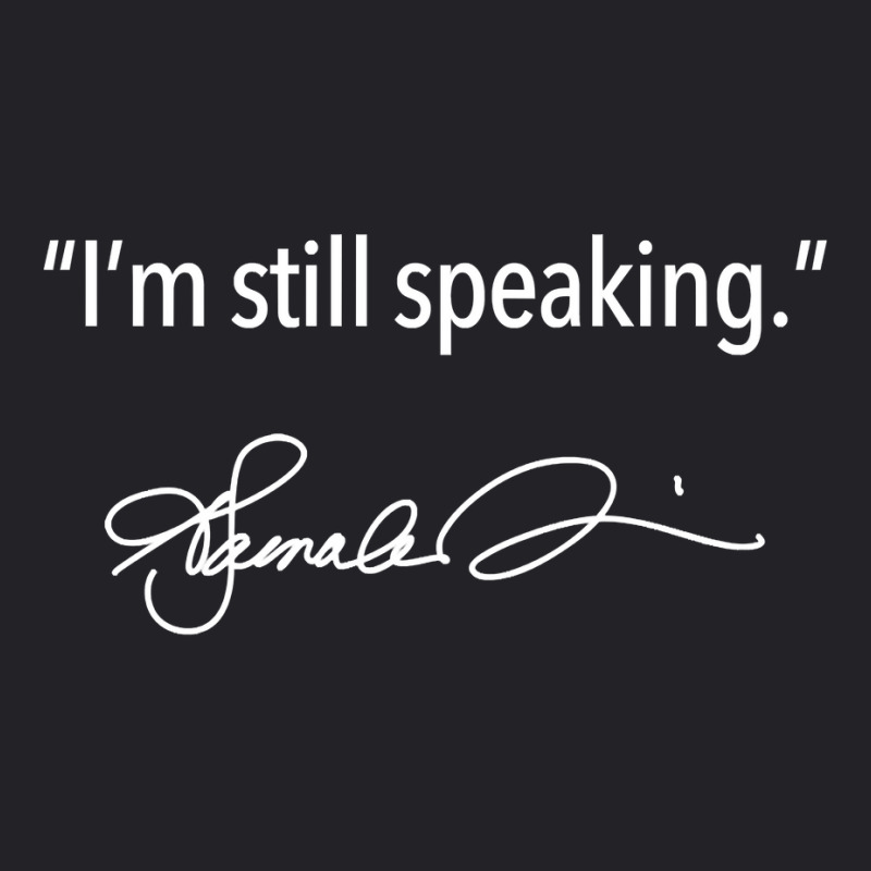 I'm Still Speaking   Kamala (white) Long Sleeve T Shirt Youth Tee | Artistshot