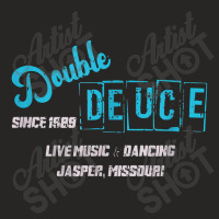 Retro 80s Double Deuce Roadhouse Ladies Fitted T-shirt | Artistshot