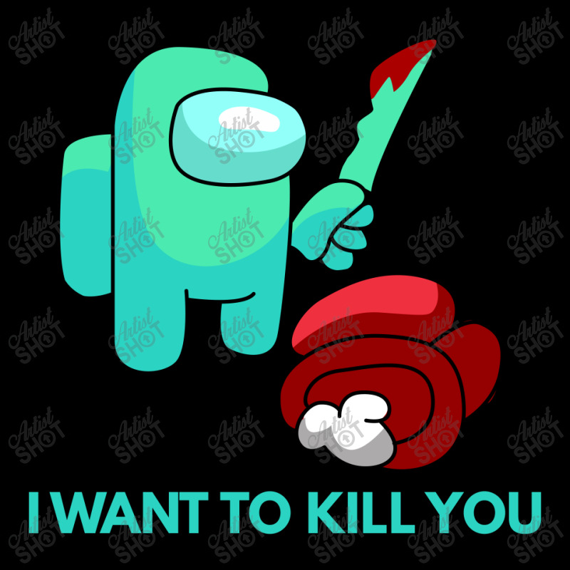 I Want To Kill You Cyan Men's Long Sleeve Pajama Set | Artistshot