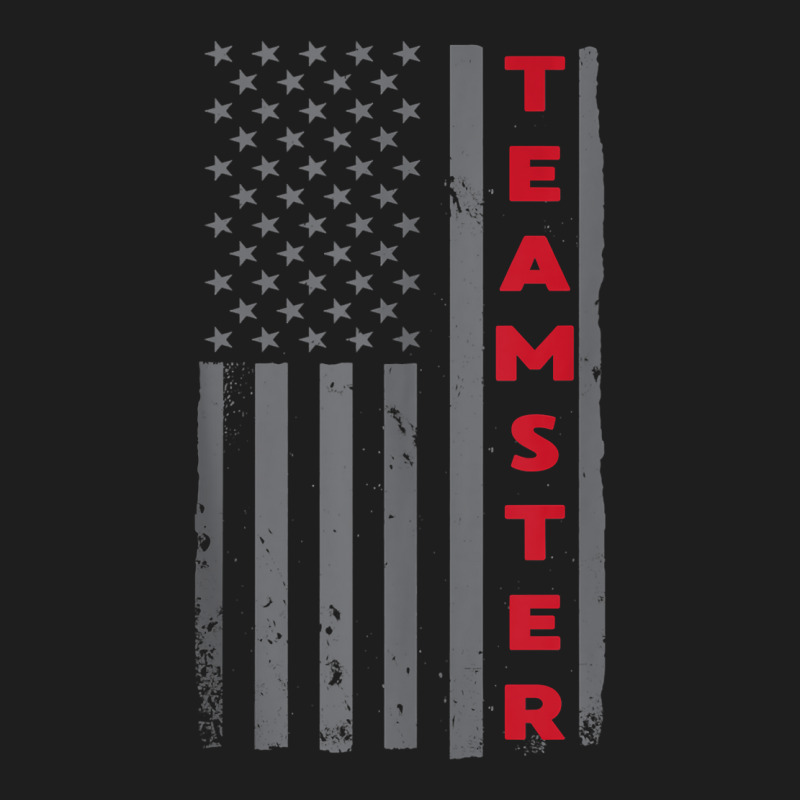 Teamster American Flag Patriotic Truck Driver Us Trucking Tank Top Classic T-shirt by ebertfran1985 | Artistshot