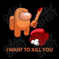 I Want To Kill You Orange Fleece Short | Artistshot