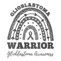 Womens Glioblastoma Warrior Glioblastoma Awareness Rainbow V Neck T Sh Stainless Steel Water Bottle | Artistshot