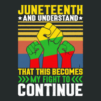 Juneteenth And Understand T  Shirt Juneteenth And Understand T  Shirt Women's Triblend Scoop T-shirt | Artistshot