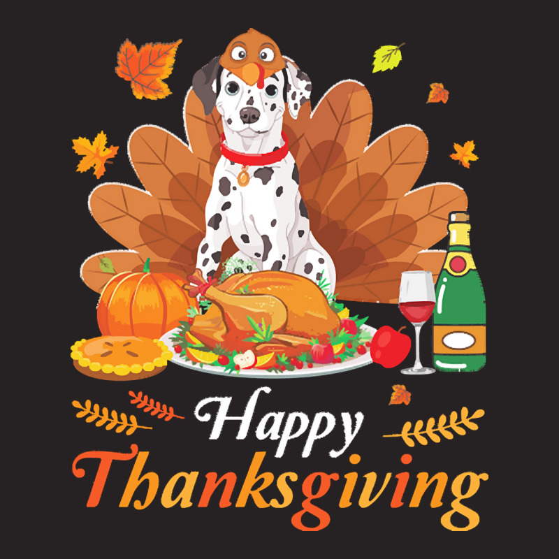 Dalmatian Happy Thanksgiving Christmas T  Shirt Dalmatian Turkey Costu Vintage Cap | Artistshot