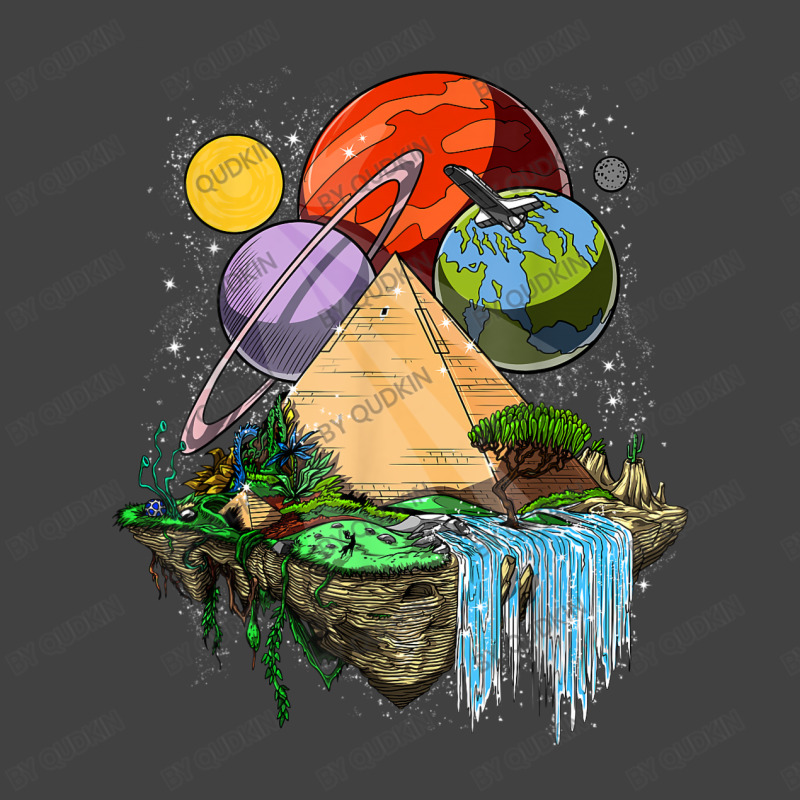 Planets And Pyramids Vintage T-shirt | Artistshot