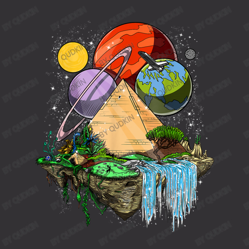 Planets And Pyramids Vintage Hoodie | Artistshot