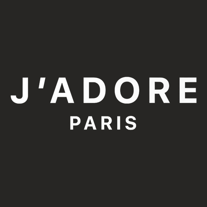 I Love Paris J Adore Paris France Black Graphic T Shirt Ladies Fitted T-Shirt by naythendeters2000 | Artistshot