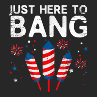 I'm Just Here To Bang 4th Of July Funny Vintage Fireworks T Shirt Men's T-shirt Pajama Set | Artistshot