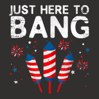 I'm Just Here To Bang 4th Of July Funny Vintage Fireworks T Shirt Champion Hoodie | Artistshot