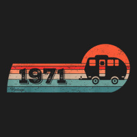 Camping Rv Camper Vintage Born 1971 Birthday Caravan Trailer T Shirt Classic T-shirt | Artistshot