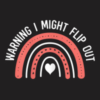 Cheerleading Funny Warning I Might Flip Out Gymnastics Art T Shirt T-shirt | Artistshot