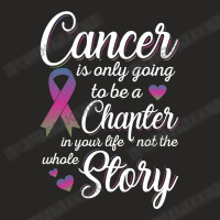 Breast Cancer Metastatic Breast Cancer Cancer Is Only A Chapter Of My Ladies Fitted T-shirt | Artistshot