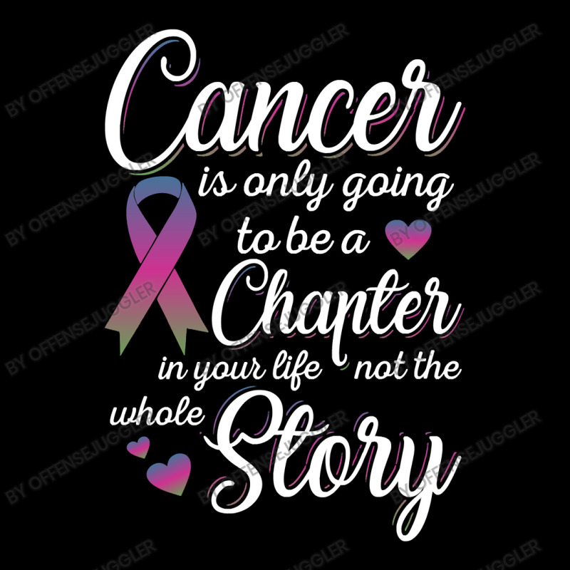 Breast Cancer Metastatic Breast Cancer Cancer Is Only A Chapter Of My Cropped Hoodie by offensejuggler | Artistshot