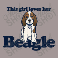 This Girl Loves Her Beagle Vintage Hoodie | Artistshot