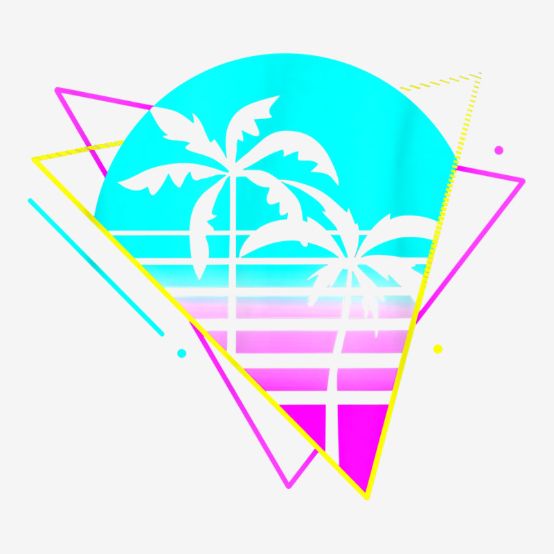 Vaporwave Aesthetic. Vintage Palm Paradise. Retro Palm Tree T Shirt Youth 3/4 Sleeve by saldeenshakir | Artistshot