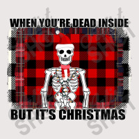 When You Re Dead Inside But It Christmas Skeleton Pocket T-shirt | Artistshot