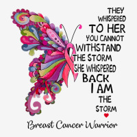 Womens Pink Butterfly I Am The Storm Breast Cancer Warrior T Shirt 15 Oz Coffee Mug | Artistshot