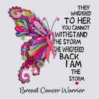 Womens Pink Butterfly I Am The Storm Breast Cancer Warrior T Shirt Bucket Hat | Artistshot