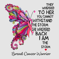 Womens Pink Butterfly I Am The Storm Breast Cancer Warrior T Shirt Medium-length Apron | Artistshot