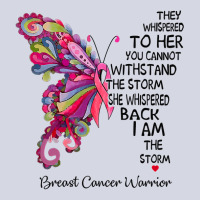 Womens Pink Butterfly I Am The Storm Breast Cancer Warrior T Shirt Fleece Short | Artistshot