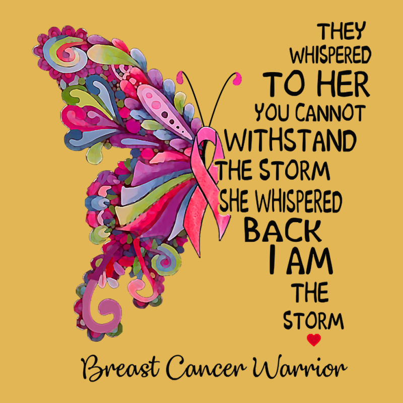 Womens Pink Butterfly I Am The Storm Breast Cancer Warrior T Shirt Vintage Hoodie And Short Set | Artistshot