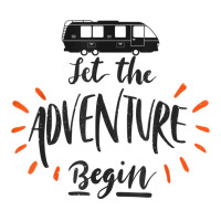 Let Adventure Begin Airstream Camping Rving Happy Camper T Shirt Men's T-shirt Pajama Set | Artistshot