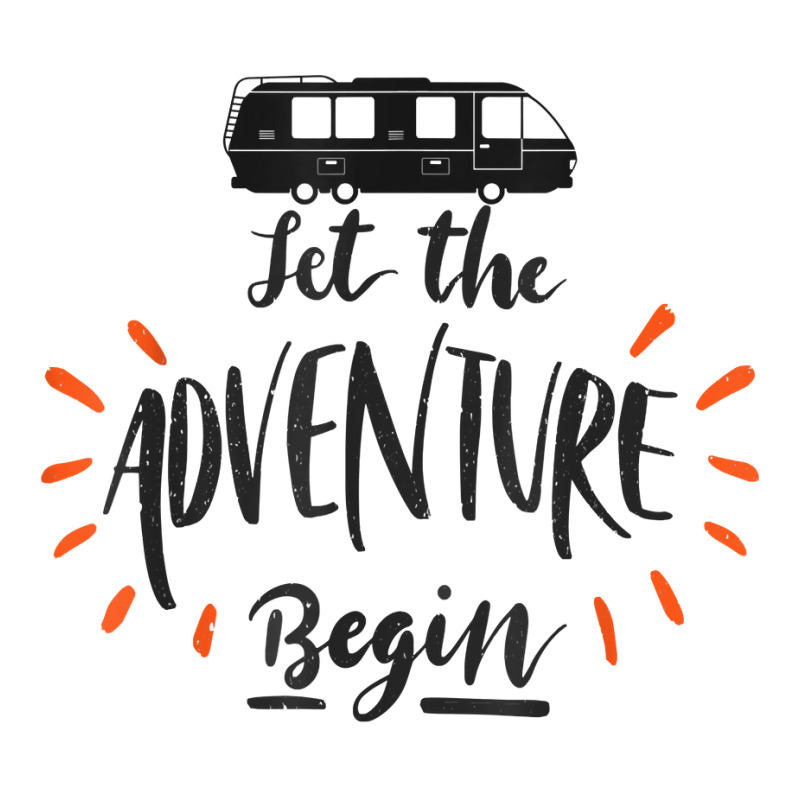 Let Adventure Begin Airstream Camping Rving Happy Camper T Shirt Men's T-shirt Pajama Set | Artistshot