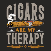 Cigars Are My Therapy T Shirt Ladies Fitted T-shirt | Artistshot