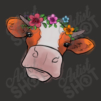 Cow With Flowers Champion Hoodie | Artistshot