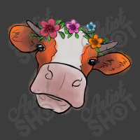 Cow With Flowers Men's Polo Shirt | Artistshot