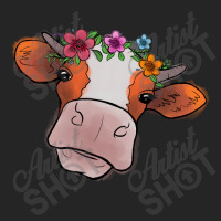 Cow With Flowers Unisex Hoodie | Artistshot