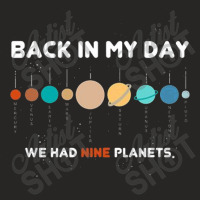 Back In My Day We Had Nine Planets Ladies Fitted T-shirt | Artistshot