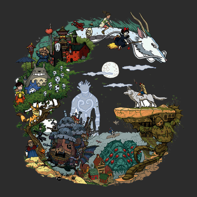 Studio Ghibli Characters (w) Exclusive T-shirt by merdekaseja | Artistshot