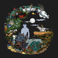 Studio Ghibli Characters (w) Classic T-shirt | Artistshot