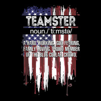 American Flag Teamster Definition Funny Father's Day T Shirt Women's V-neck T-shirt | Artistshot