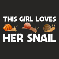 Funny Snail Design For Girls Kids Freshwater Snail Lovers T Shirt Ladies Fitted T-shirt | Artistshot