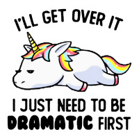 I Just Need To Be Dramatic Lazy Unicorn Baby Tee | Artistshot