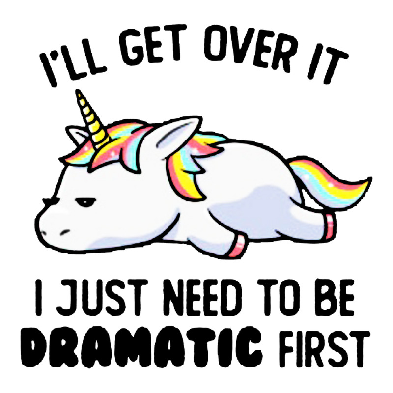 I Just Need To Be Dramatic Lazy Unicorn Baby Tee by ardylanda | Artistshot