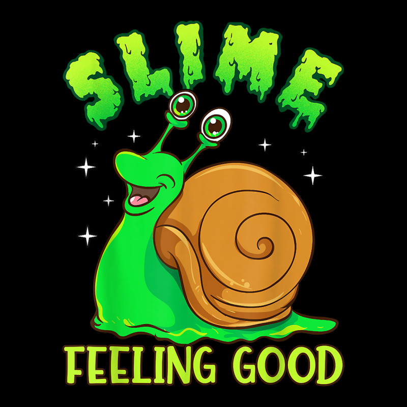 Slime Feeling Good   Funny Pun Cute Slimy Snail T Shirt Men's Long Sleeve Pajama Set by naythendeters2000 | Artistshot