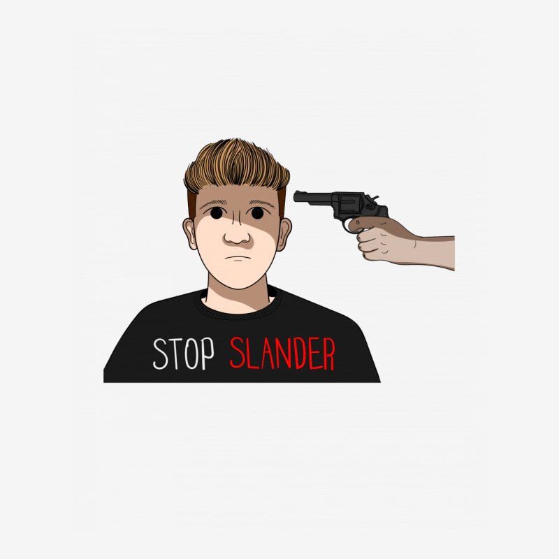 Stop Slander Scorecard Crop Tee by Chiks | Artistshot