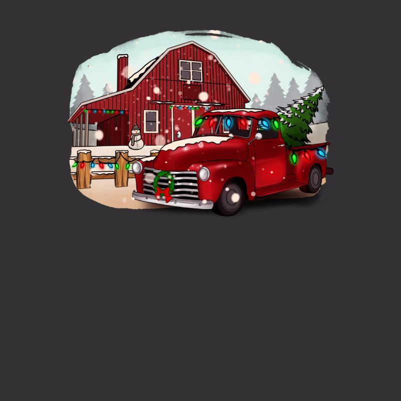 Farm Truck Christmas Vintage Hoodie by Apollo | Artistshot