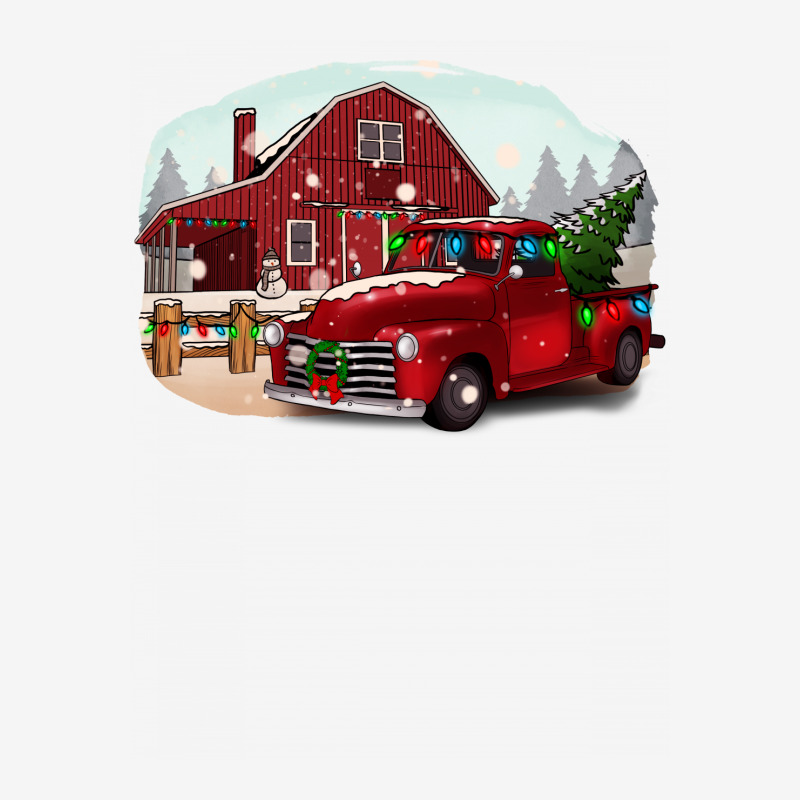 Farm Truck Christmas Classic T-shirt by Apollo | Artistshot