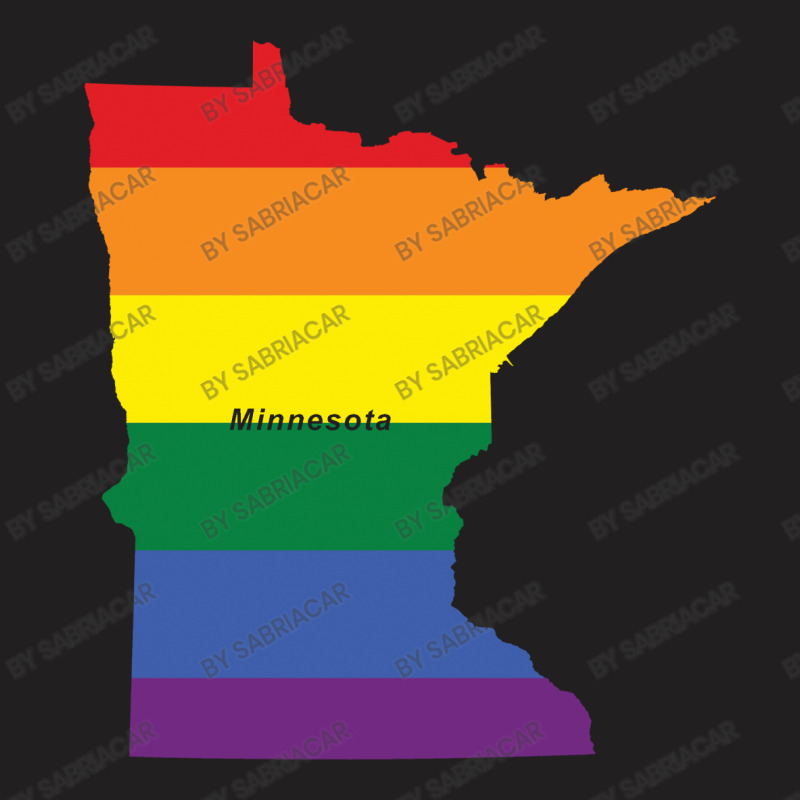 Minnesota Rainbow Flag T-shirt | Artistshot