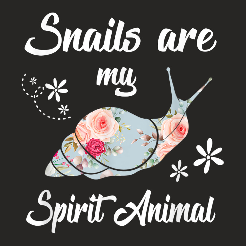 Snails Are My Spirit Animal Snail Lover Gift T Shirt Ladies Fitted T-Shirt by ebertfran1985 | Artistshot