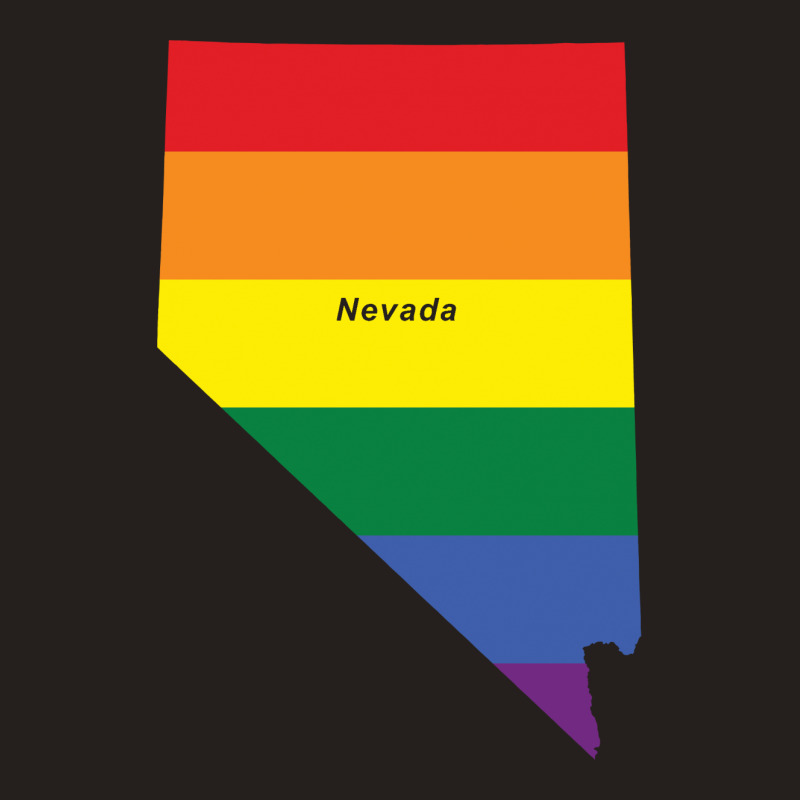 Nevada Rainbow Flag Tank Top | Artistshot